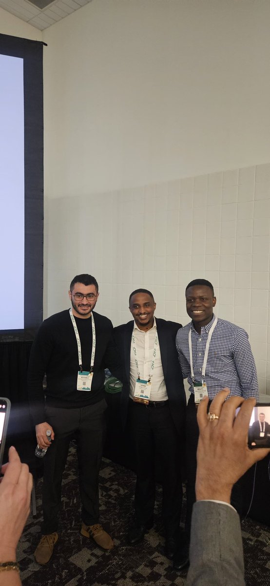 Girma_M_Ayele's tweet photo. Had a great time at #ACP in New Orleans! Proud to represent DC again and make it to the Doctor’s Dilemma semifinals. Big thanks to @HowardU and all our supporters #ACPIMPhysicians @ACP_DCchapter @DrQuinnCapers4 https://t.co/48z0p32zi3