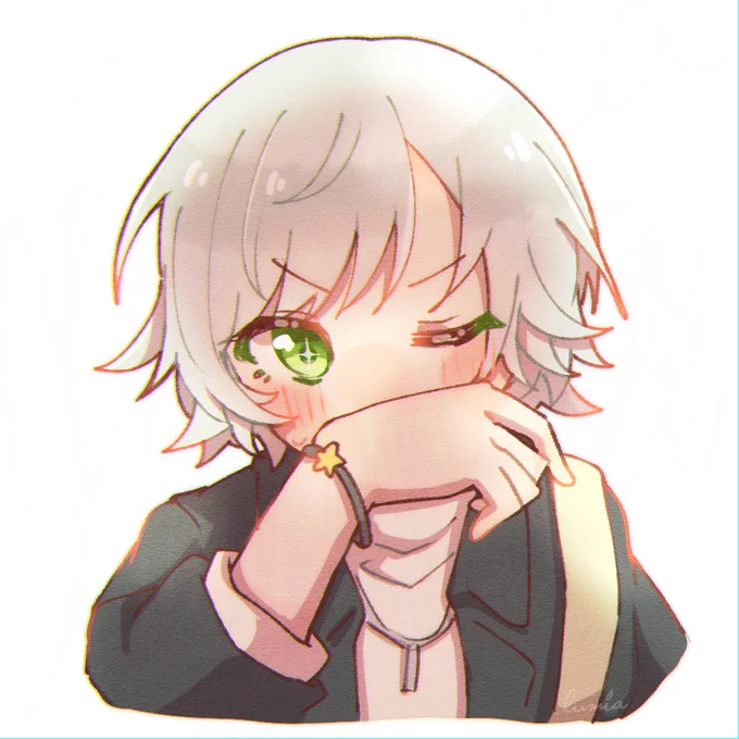 しほちゃんのブレスレットーーー!!!!!#イラスト #プロセカ #prsk_FA #1日1絵 #毎日投稿 #日野森志歩 