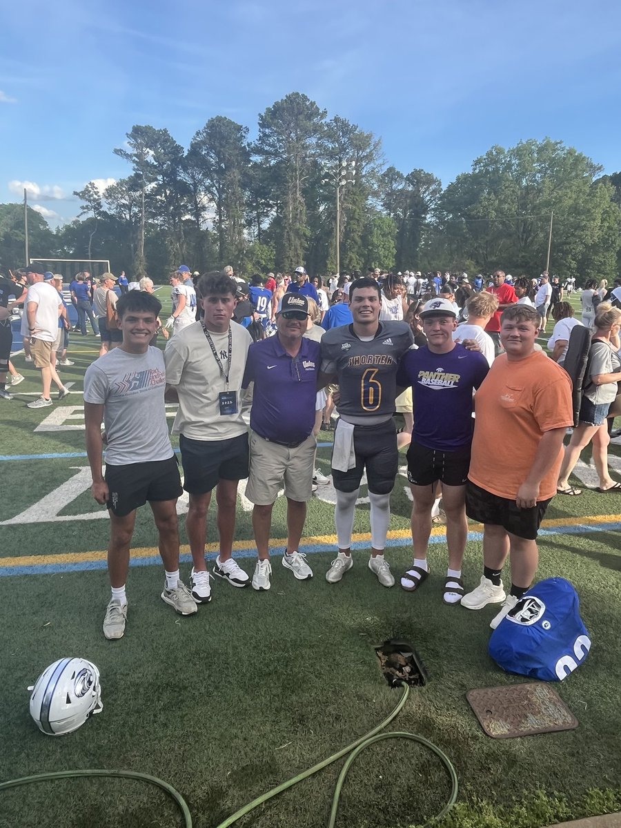 Thank you <a href="/Shorter_FB/">Shorter Hawks Football</a> I had a great day touring and watching the spring game. <a href="/RobStowe4/">Coach Rob Stowe</a> <a href="/AbeStowe1/">Abe stowe</a> <a href="/unionpanther/">Union County Quarterback Club</a>