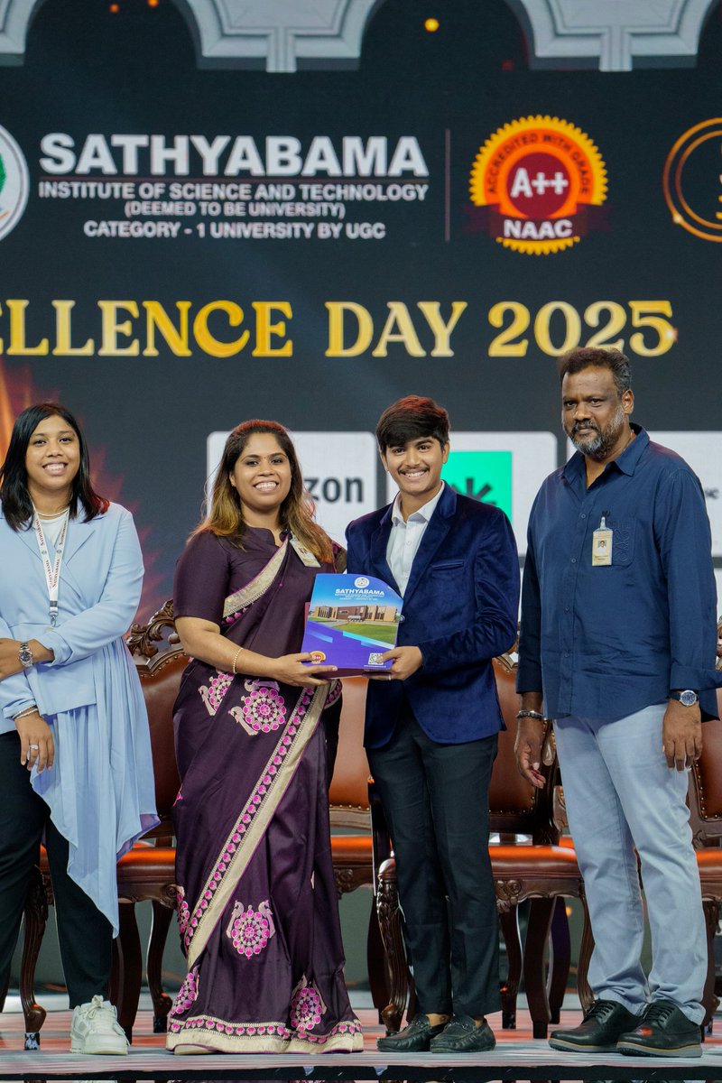 SathyabamaSIST's tweet photo. EXCELLENCE DAY 2025
- Number of Companies Visited: 303
- Number of Offers Rolled Out: 3120
- Placement Rate: 91.87%
- Highest CTC: 41.20 LPA
- Average CTC: 5.45 LPA
#sathyabama #sist #sathyabamachennai #sathyabamasriperumbudur #placement #highestctc https://t.co/ppKpCE3ymB