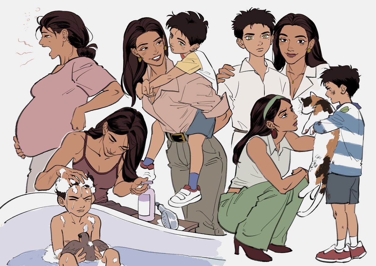 Talia and Damian commission