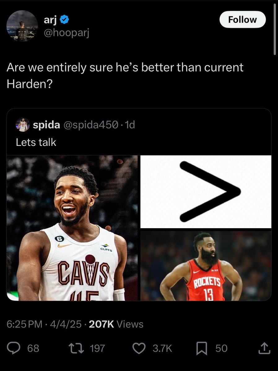 Wonovan1's tweet image. I don’t agree with Spida being better than Prime Harden yet but he’s for damn sure clears Clippers Harden 😂 #stopit