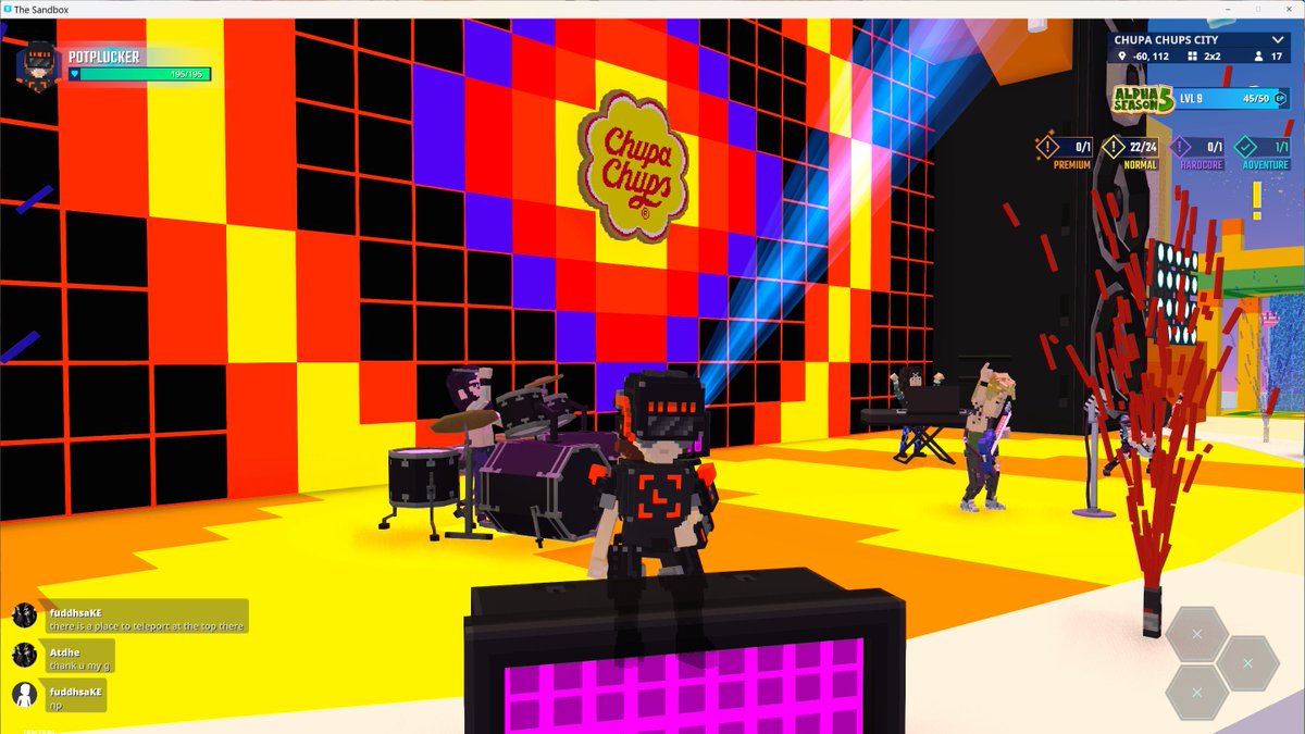 Who wants to take the stage with me in the Chupa Chups experience in <a href="/TheSandboxGame/">The Sandbox</a> tsbga.me/TheSandbox #AlphaSeason5