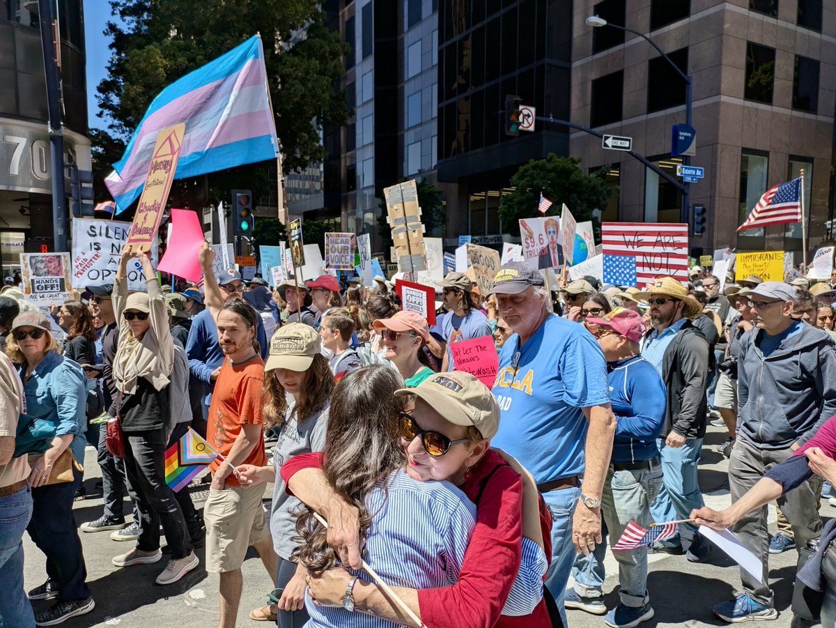 This is what democracy looks like. I’m so thankful for the millions of people from San Diego to DC who made their voices heard today. We won’t stop marching and fighting to build the country we want.
