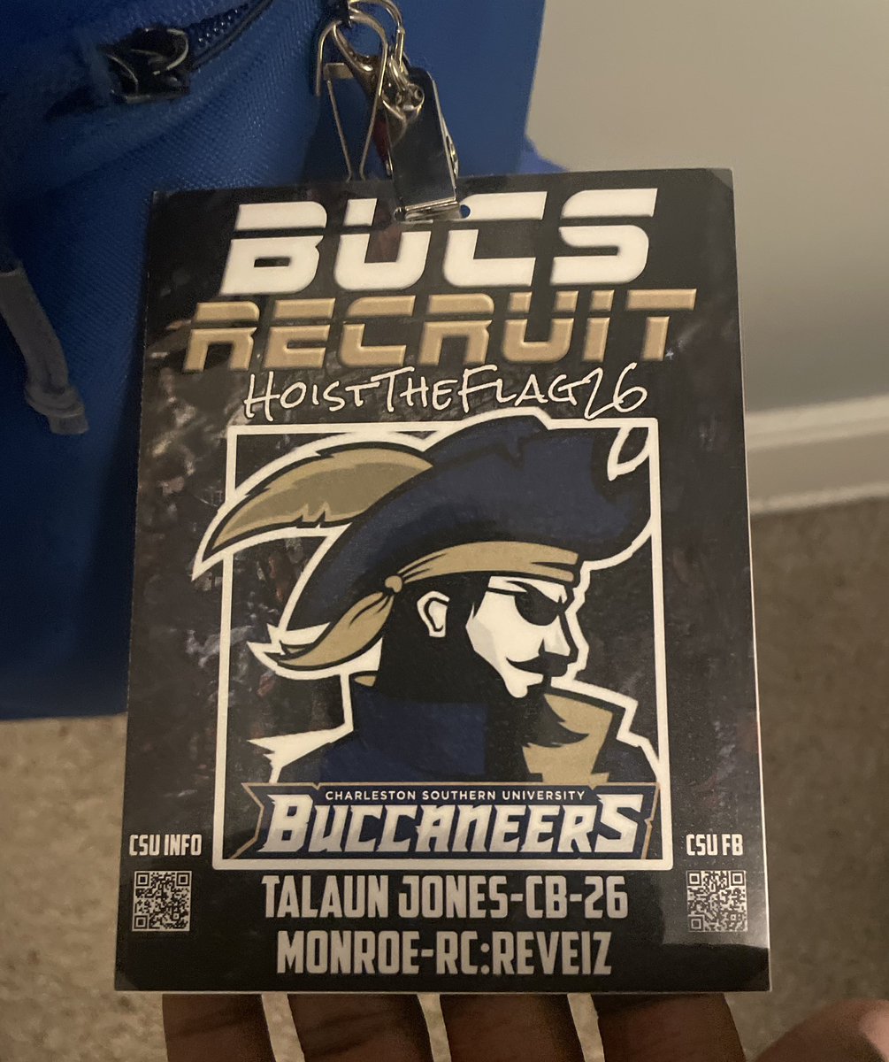 talaun jones (@talaunjones) on Twitter photo Great way to end my spring break! I am grateful for the 🅾️ffer and opportunity to visit <a href="/CoachNickReveiz/">Coach Nick Reveiz</a> and experience some of the wonderful things Charleston Southern has to offer ✊🏿
<a href="/MonroeFTBL/">Monroe Football</a>
<a href="/RecruitGeorgia/">Recruit Georgia</a>
<a href="/BrendanKimble1/">Coach Kimble</a>
<a href="/_Coach_Herring/">Lacey Herring</a> Great way to end my spring break! I am grateful for the 🅾️ffer and opportunity to visit <a href="/CoachNickReveiz/">Coach Nick Reveiz</a> and experience some of the wonderful things Charleston Southern has to offer ✊🏿
<a href="/MonroeFTBL/">Monroe Football</a>
<a href="/RecruitGeorgia/">Recruit Georgia</a>
<a href="/BrendanKimble1/">Coach Kimble</a>
<a href="/_Coach_Herring/">Lacey Herring</a>