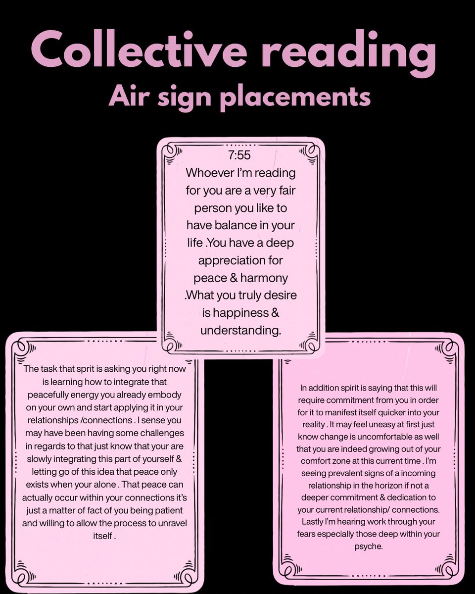 empre33tarot's tweet image. Feel free to book a reading with me by messaging me ✨

#TarotReading  #collectivereading #airsigns #gemini #libra #Aquarius