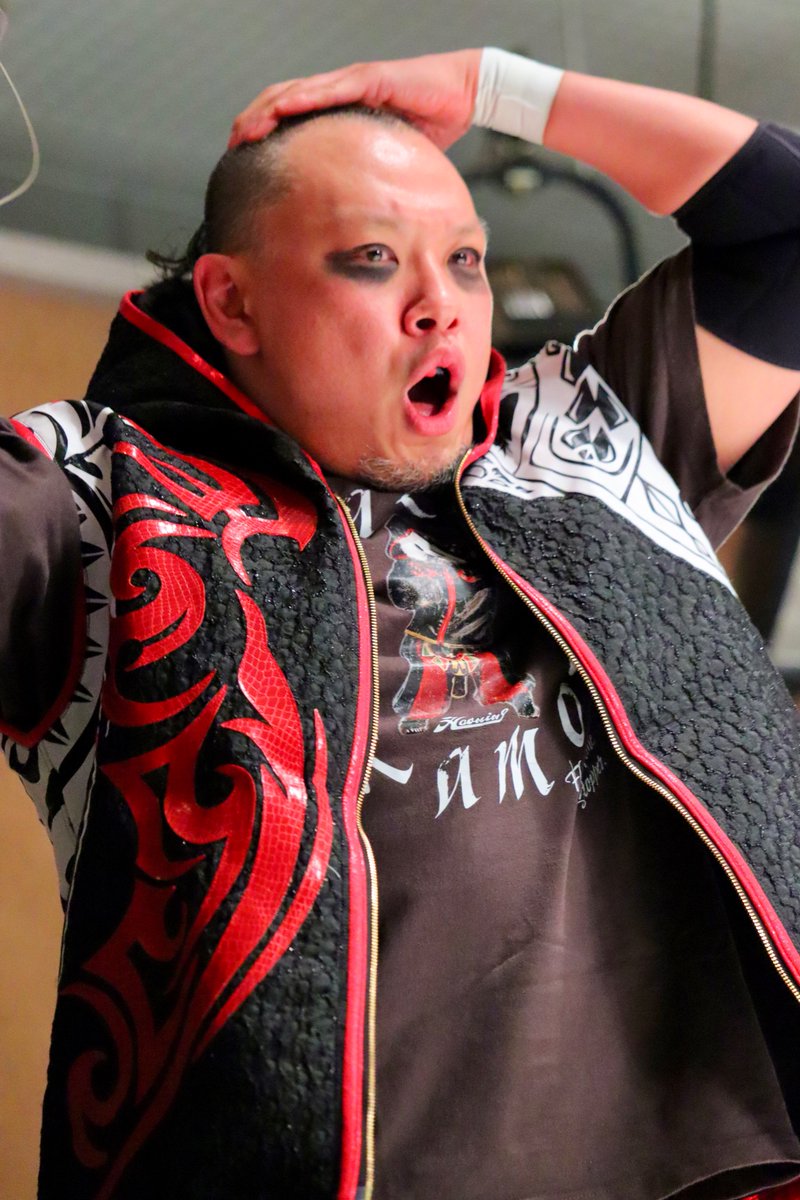 Nobutake33's tweet image. 2025.4.5 横浜
この試合に賭けるKAZMA選手の表情が入場からカッコいい✨
#GLEAT 
#KAZMASAKAMOTO