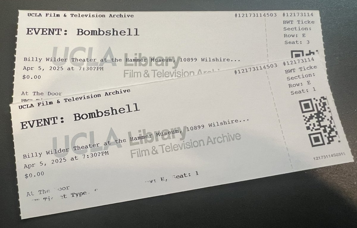 LaurasMiscMovie's tweet image. The end of a great classic film and TV day in L.A.!