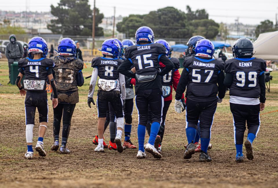 Opening weekend for our tackle football teams. 12U Blazers win 12-0, 11U Blazers win 12-0. Tough conditions today, but we pulled together as a team. Let’s GO!
