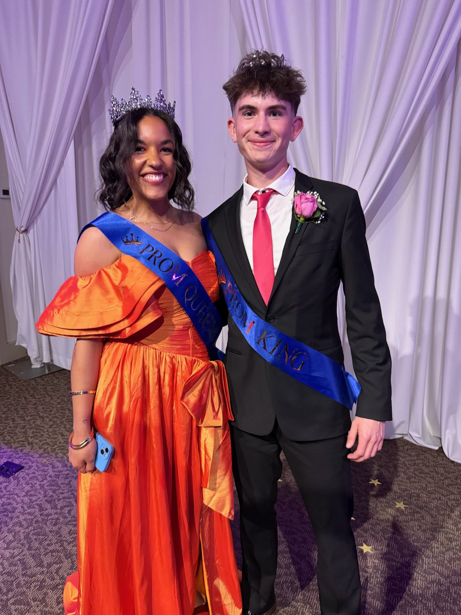 Congratulations to the SMW Prom King and Queen 2025!