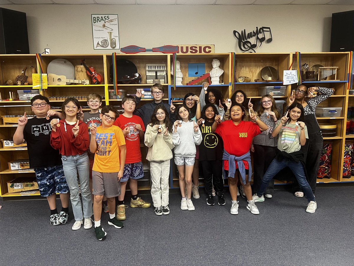 5th Grade Strings Class earned  Superior Ratings at their Solo Contest last week! Congratulations 5th Grade Strings students!

Special thank you to Ms. Alvarado, Coach Adams and Mr. DeLeon for judging and helping to run the contest.😊 <a href="/NISDFineArts/">NISD Fine Arts</a>