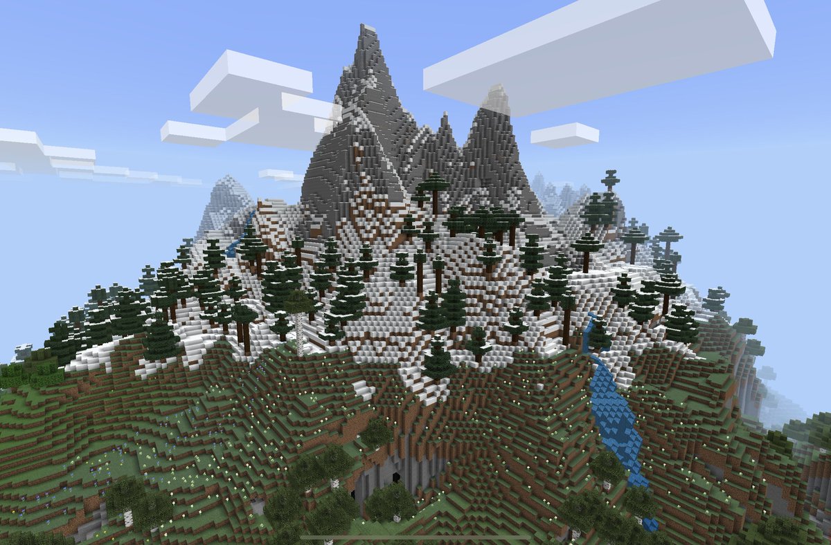 CBr2F2's tweet photo. A snowy mountain found in survival https://t.co/IYnuYfqpRZ