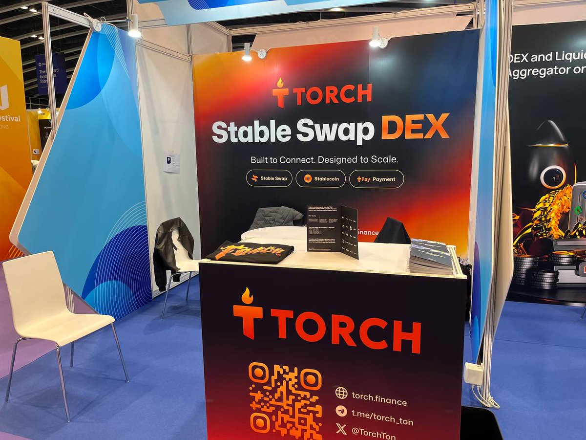 TorchTon's tweet image. Yo fam, ready to do some quests and grab Torch T-shirt?

See you at HK Web3 Festival 🔥

#TON #DEX #Stablecoin #Web3FestivalHK #HongKong