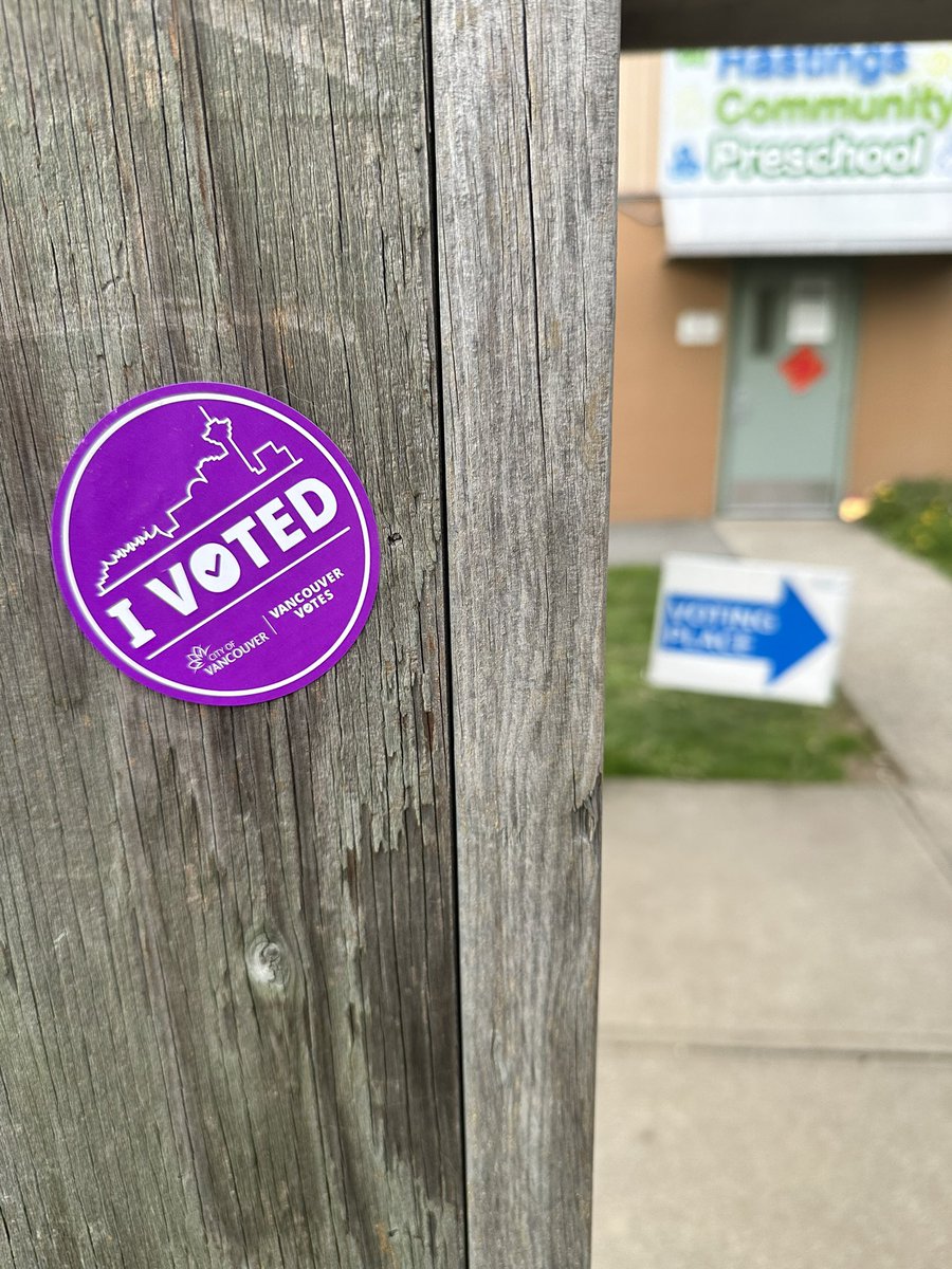 Irwin Oostindie (@dutchphoto) on Twitter photo The only good thing of the understaffed and under equipped voting stations today was talking #vanpoli w <a href="/Ayan604/">Andy Yan | @ayan604.bsky.social</a> in the long lineup at Hastings CC. We shouldnāt have to meet this way!
My daughter is convinced this is voter suppression for her #EastVan demographic. #vanpoli The only good thing of the understaffed and under equipped voting stations today was talking #vanpoli w <a href="/Ayan604/">Andy Yan | @ayan604.bsky.social</a> in the long lineup at Hastings CC. We shouldnāt have to meet this way!
My daughter is convinced this is voter suppression for her #EastVan demographic. #vanpoli