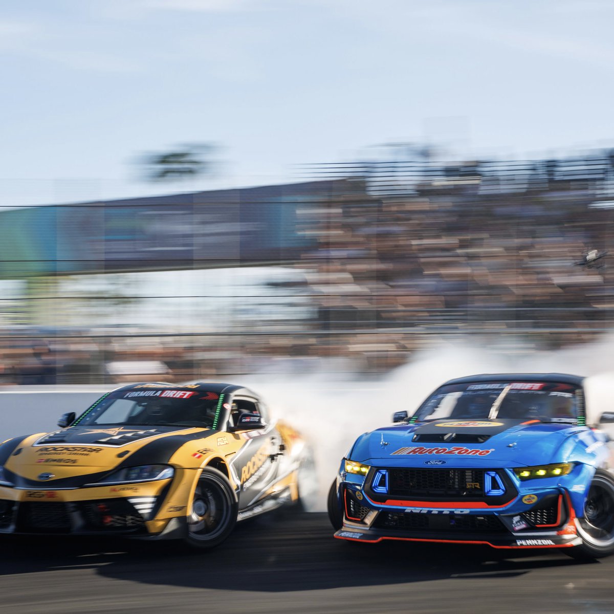 FormulaDrift's tweet image. . @FredricAasbo | @En_Toyota conquers The Streets of Long Beach. @JamesDeane130 close in 2nd, and @Adam_LZ adds another podium to his résumé.

That’s a wrap on an epic season opener. Thank you to everyone who helped make it one to remember.

#FormulaD #FormulaDRIFT #FDLB
