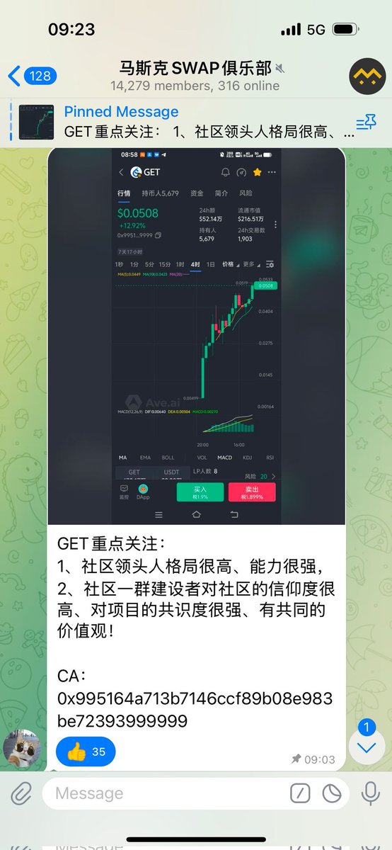 👑神鱼国际联盟战略合作伙伴—马斯克SWAP俱乐部再次给GET置顶点赞👍，宣发助力GET节节新高📈📈📈

✊购买GET可使用Muskswap一键购买

👉GET合约：0x995164a713b7146ccf89b08e983be72393999999

☎️ Muskswap链接： muskswap.club

💯强强联手 共创辉煌 再续华章