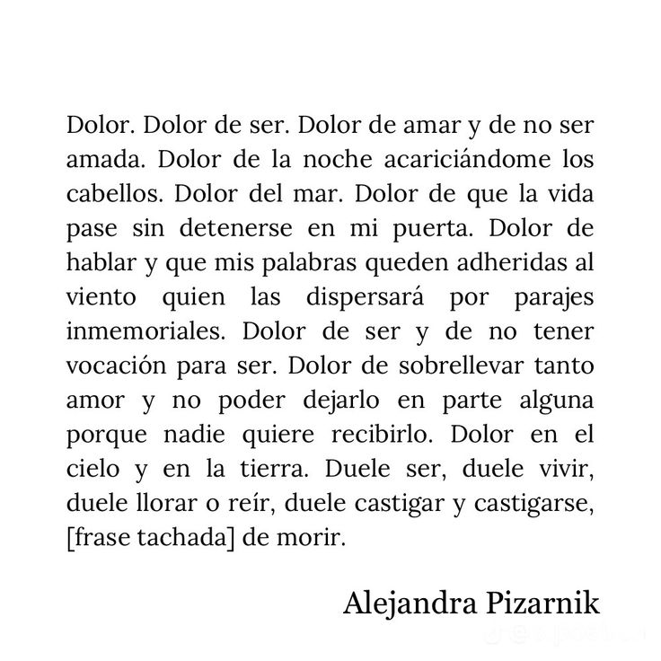 Dolor...