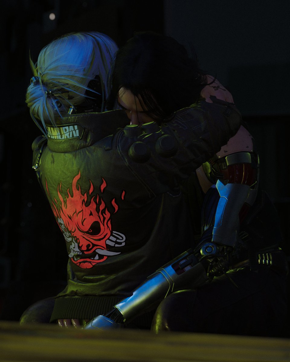 veesenya's tweet photo. ''Here lies Johnny Silverhand, the guy who saved my life.'' 

oil fields, 2077.

—           

#Cyberpunk2077 #Cyberpunk2077PhotoMode #VirtualPhotograhy #ValerieAylinIbarra #JohnnySilverhand #SilverV https://t.co/JHwlmmu39p