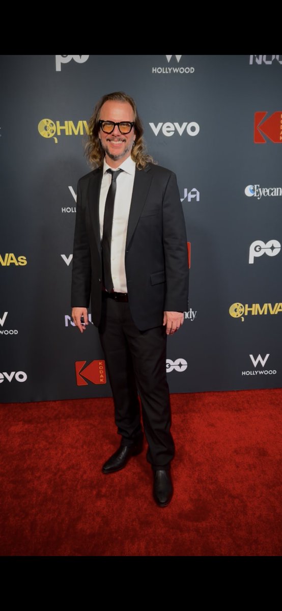 At the Hollywood Music Video Awards! My Face music video was nominated for funniest music video.