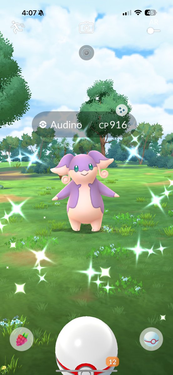 SimplyAvgGamer's tweet photo. happy audino raid day to those who celebrate. finally got mine at the end of the day here on oahu ✨ https://t.co/w9mNKUEJCh