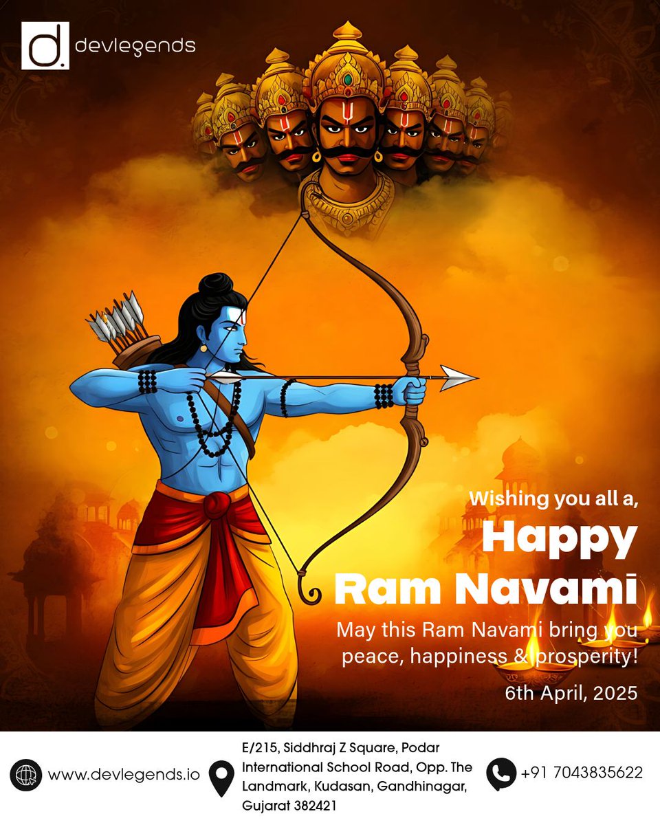 devlegendstech's tweet image. May this Ram Navami bring you peace, happiness &amp;amp; prosperity! 🌟✨
Wishing you a divine &amp;amp; blessed day from all of us at DevLegends! 🎊🎉
#RamNavami #RamNavami2025 #JaiShriRam #RamNavami2025 #SpiritualVibes #HinduFestival #RamNavamiCelebrations