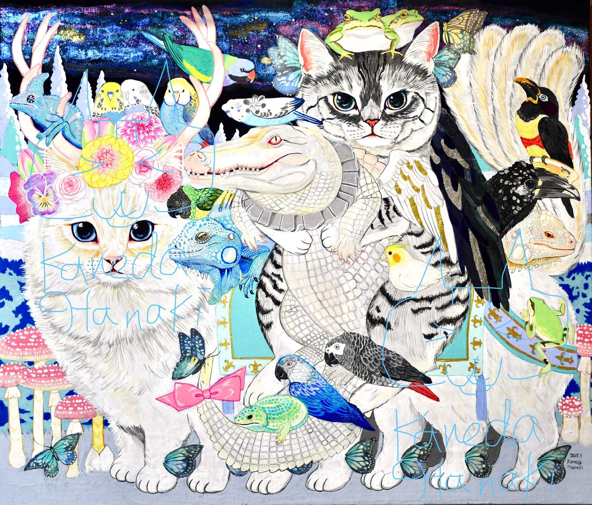 色々な 金田花季 原画 絵画 - 絵画 色々な 金田花季 原画 絵画 - 絵画
