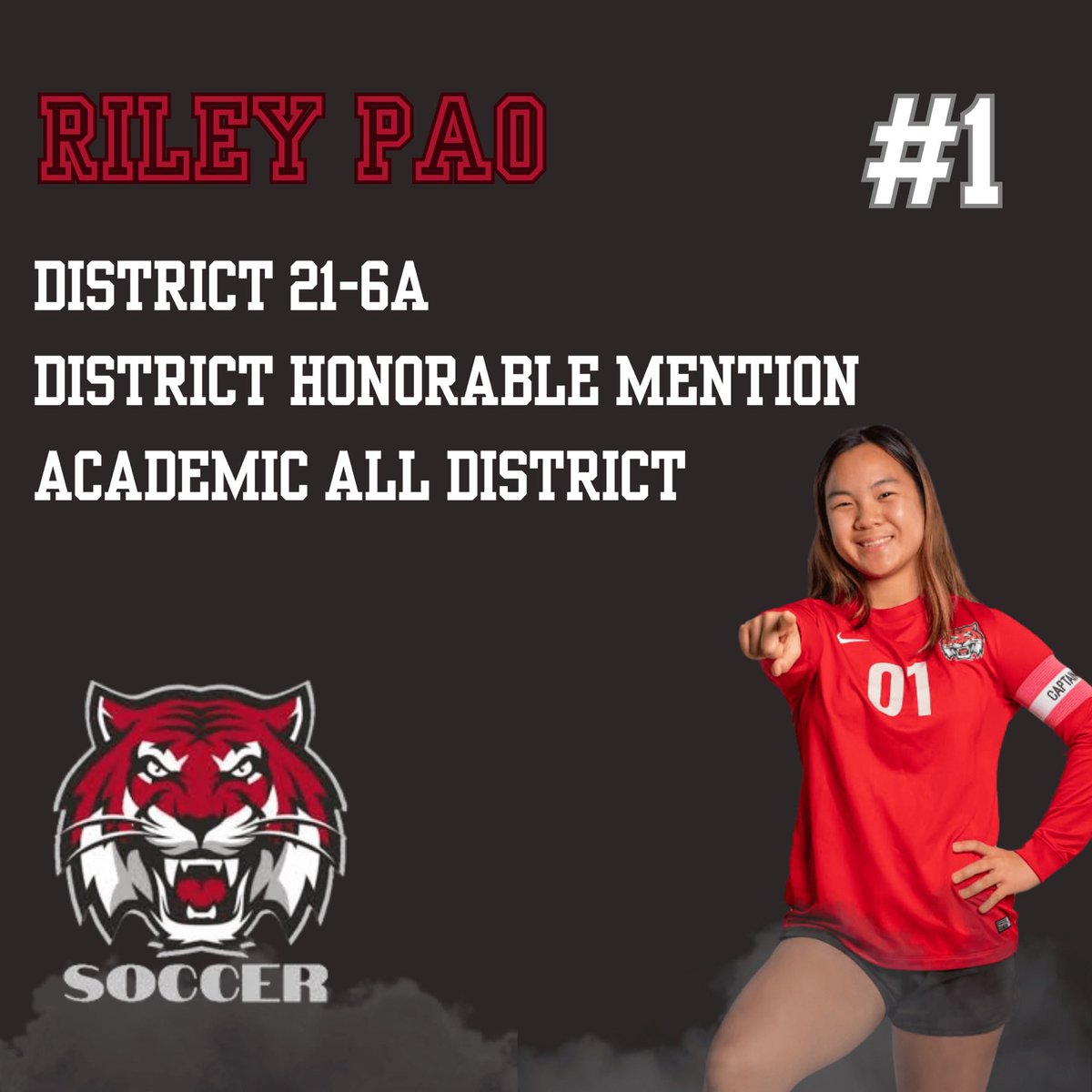 Riley was solid in goal. Well done!