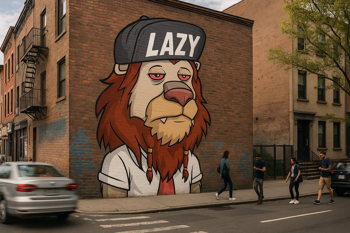 If I didn't have an HOA, I would so have one of my <a href="/LazyLionsNFT/">Lazy Lions 👑</a> painted on it.