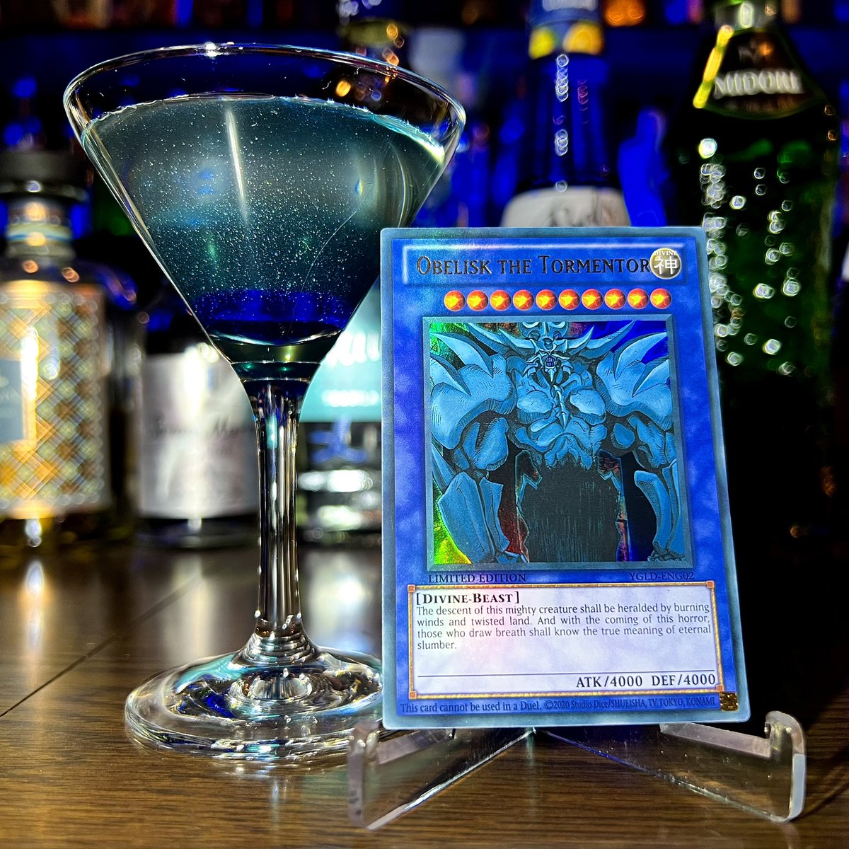 This is a bar that will make cocktails based on your cards. 
Let us turn your favorite card into a cocktail!

#yugiohtcg
#FUN_TCGBar