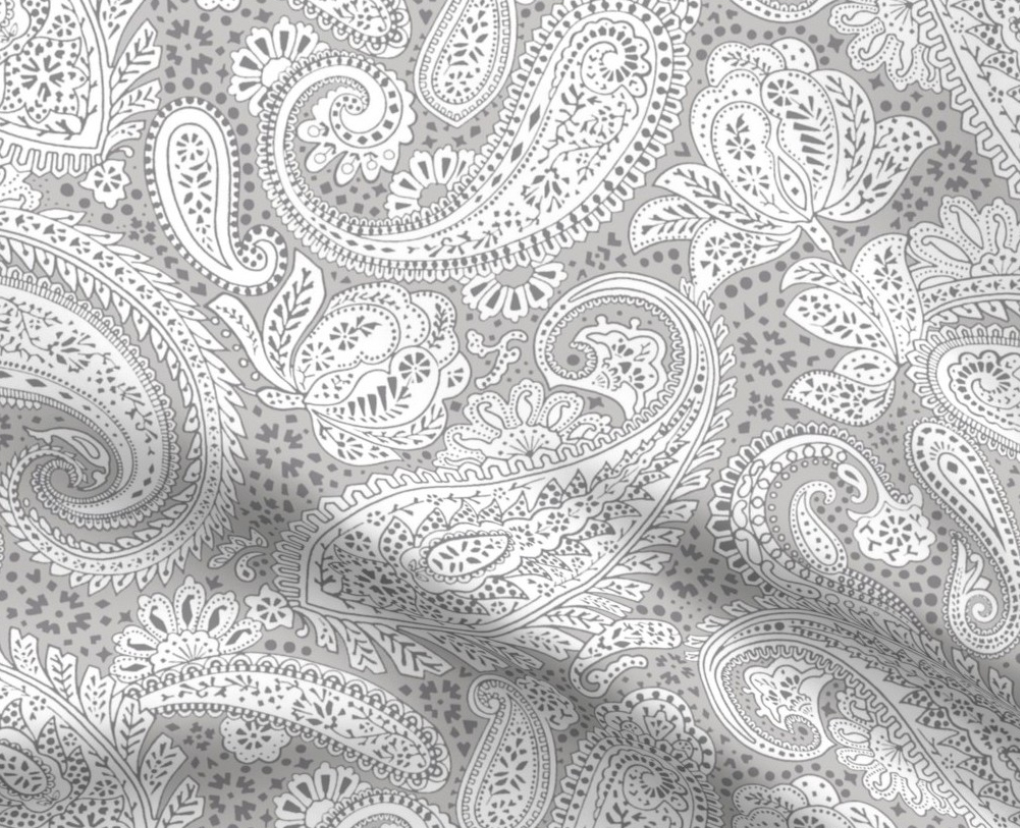 PaisleyPowered's tweet image. 3 yards of Paisley Positivity fabric (the 2-greys version) were bought by a customer today. They chose the large-scale version of the design which is ideal for making bedding &amp;amp; other stylish home accessories. #spoonflower #textiles spoonflower.com/en/fabric/1091…