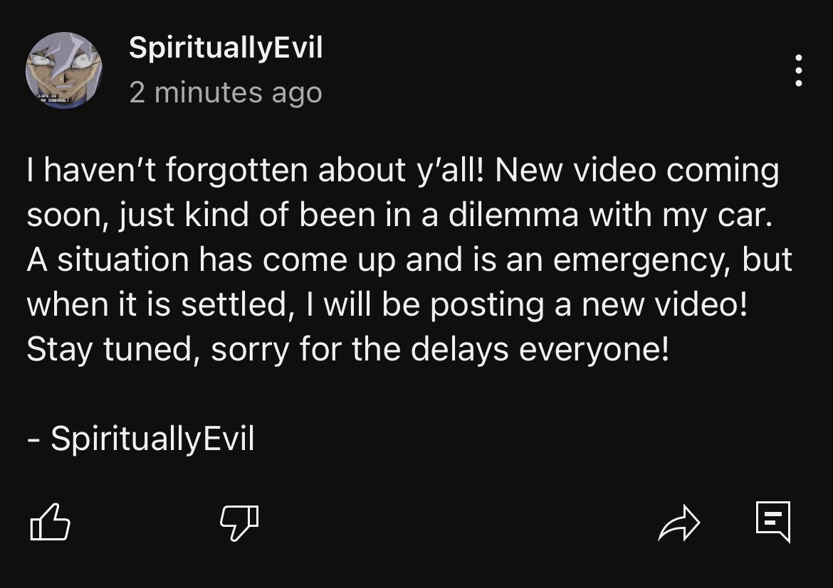 supdoe's tweet image. So sorry for the delay. New video soon! 🖤 #yugioh