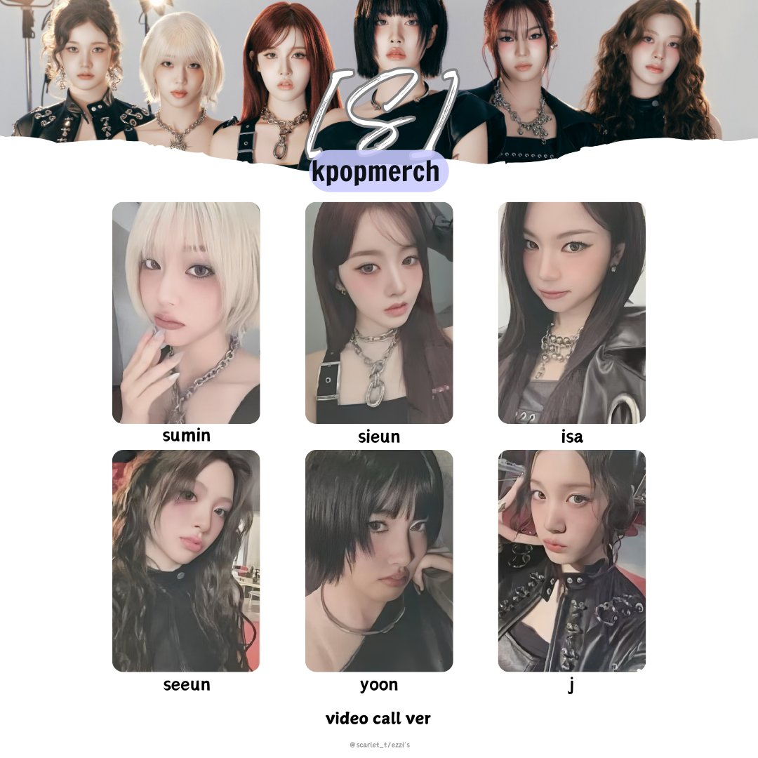 stayc photocard template - member: #sumin #sieun #isa #seeun #yoon