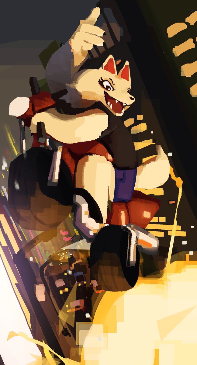 cfoxxxo's tweet image. Boom and Vroom
#furryarts