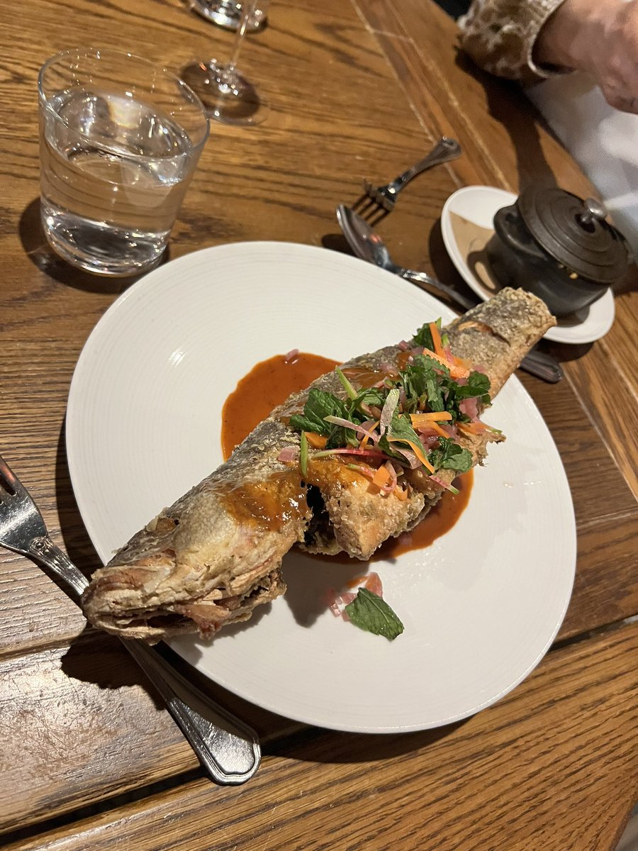 The eatin’ is good. Last meal in NOLA to celebrate the completion of #IM2025 <a href="/ACPIMPhysicians/">ACP</a> 
<a href="/EllenGelles/">Ellen Gelles</a>