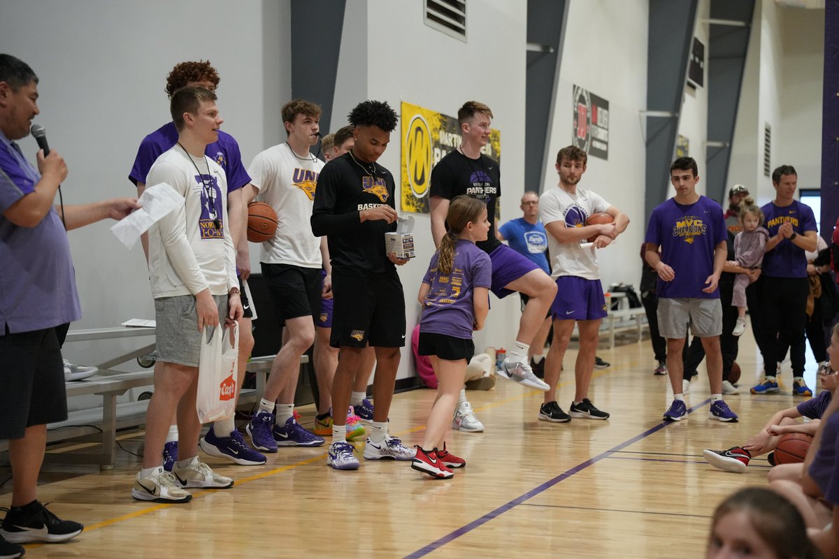Great time at the <a href="/Panther_Collect/">The Panther Collective</a> Youth Basketball Camp.  Thankful to the 400+ kids &amp; family who showed up.  Also, it's equally as awesome to have players on the <a href="/UNImbb/">UNI Basketball</a>  and <a href="/UNIwbb/">UNI Women’s Hoops</a> teams who WANT to be there.   I can honestly tell you they are just as excited as the kids. Here
