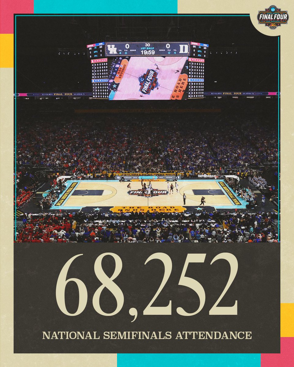 A full house in San Antonio 🏠

#MFinalFour