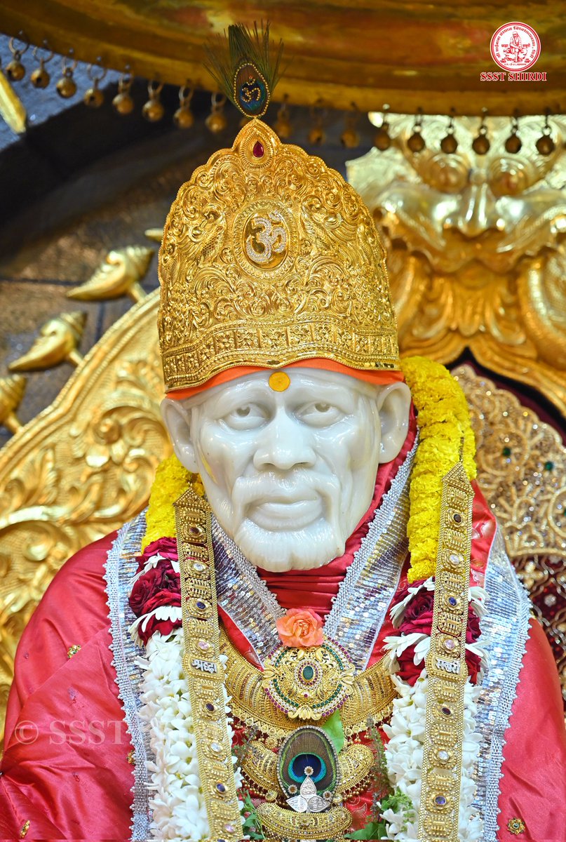 SSSTShirdi's tweet photo. *!! ॐ साई राम !!*
*श्री साईबाबा संस्थान विश्वस्त व्यवस्था,शिर्डी*
*!! ॐ Sai Ram !!*
*Shri Saibaba Sansthan Trust, Shirdi*
≈≈≈≈≈≈≈≈≈≈≈≈≈≈≈≈≈ *आरती :-शिर्डी माझे पंढरपुर* 
 *रविवार ०६ एप्रिल २०२५*   
*Aarti :-Shirdi Majhe Pandharpur*
*Sunday 06 April 2025* https://t.co/vw4daZBsrv