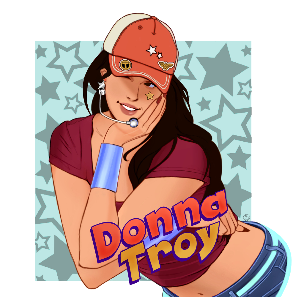 themycira's tweet image. here's the full piece of idol donna 💫