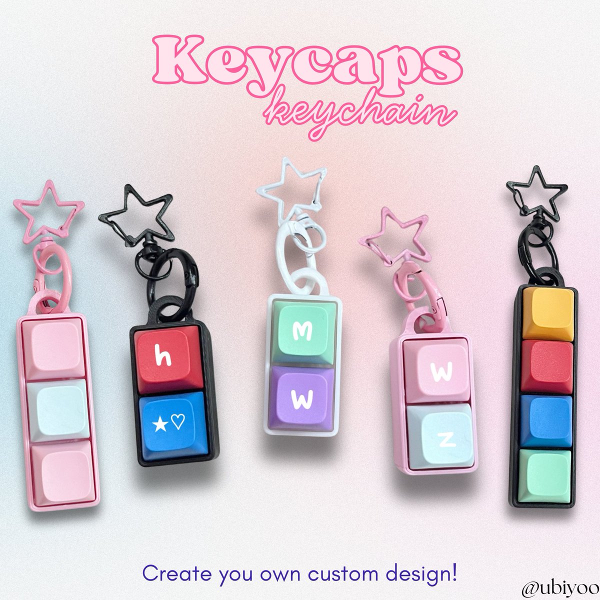 [PP] • RT for followback.

Hai hai!! Aku lagi open pre-order keycaps keychain! (੭˃ᴗ˂)੭

⭑.ᐟ free custom warna dan text
⭑.ᐟ available 1-5 slot 
📌check dibawah yaa
