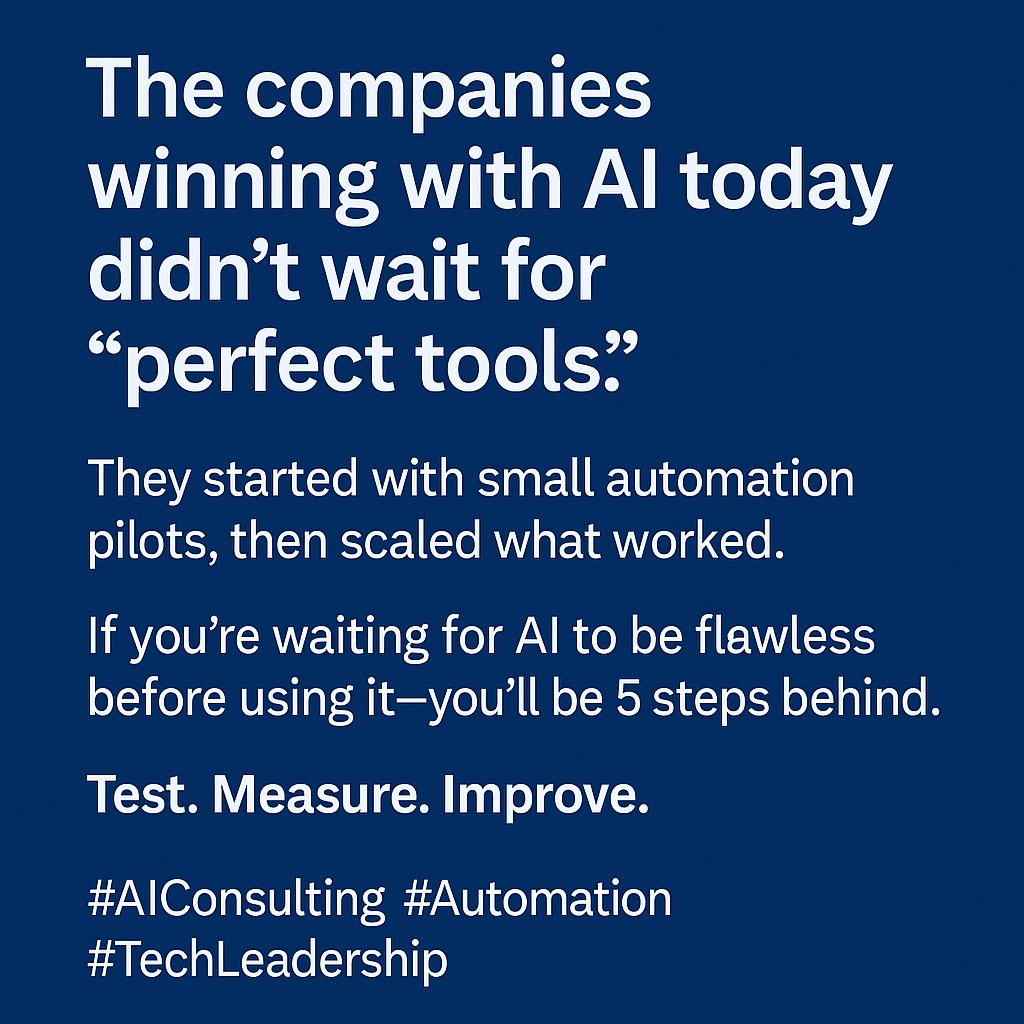 eBrainstormTech's tweet image. We help businesses streamline with AI, automate operations, and make smarter IT decisions.

Follow for bold ideas, future-ready strategies, and consulting that gets results.

Perfect for CTOs, CIOs, founders, and digital leaders.

Book a 30 minutes paid strategy session here:…