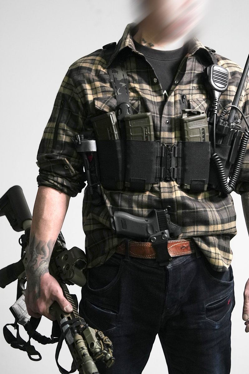 Grayman L/S 】on【 Ez-Rig / M4 】 with 【 OPERATOR PANTS / V4