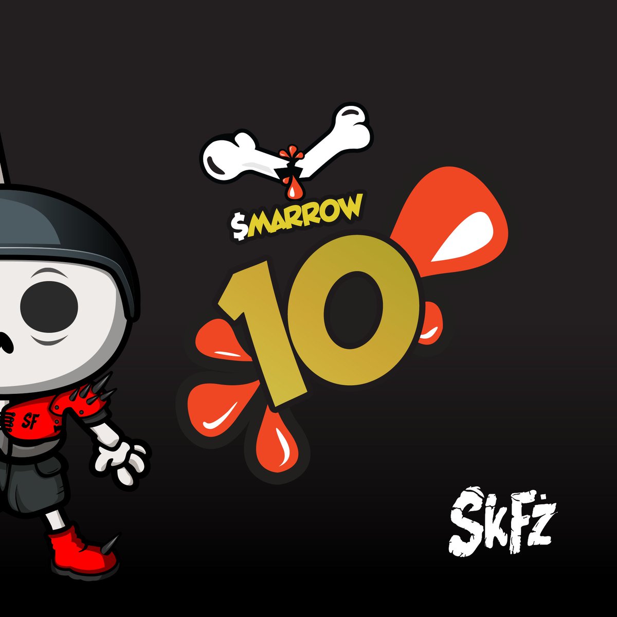 SkeleFrenz's tweet photo. Here's the alpha 👇
The way to secure your Whitelist spot for our upcoming mint on @ApeCoin is simple:
🥇 Join the 1%'ers in Discord.
🦴 Collect bones
🩸 Harvest $MARROW .
...or roll the 🎲 and risk the bloodbath. Your call.
Forever Frenż, Frenż Forever. 💀 x 🦍
