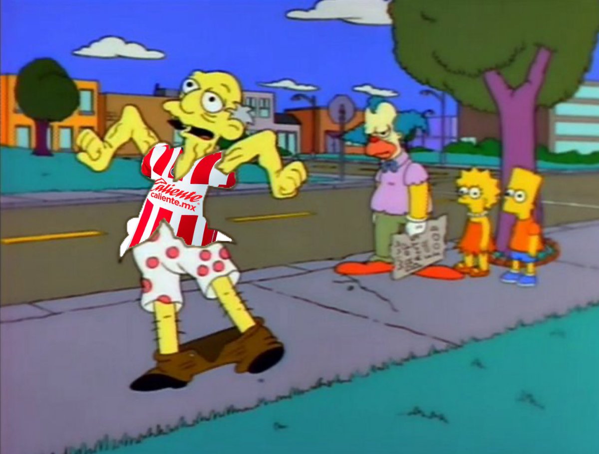 SoySimpsonito's tweet photo. Chicharito: 🎶 “Mis viejas Chivas ya no son lo que eran, ya no son lo que eran, ya no son lo que eran, ya no son lo que eran…” 🎶 https://t.co/lV3L8pexan