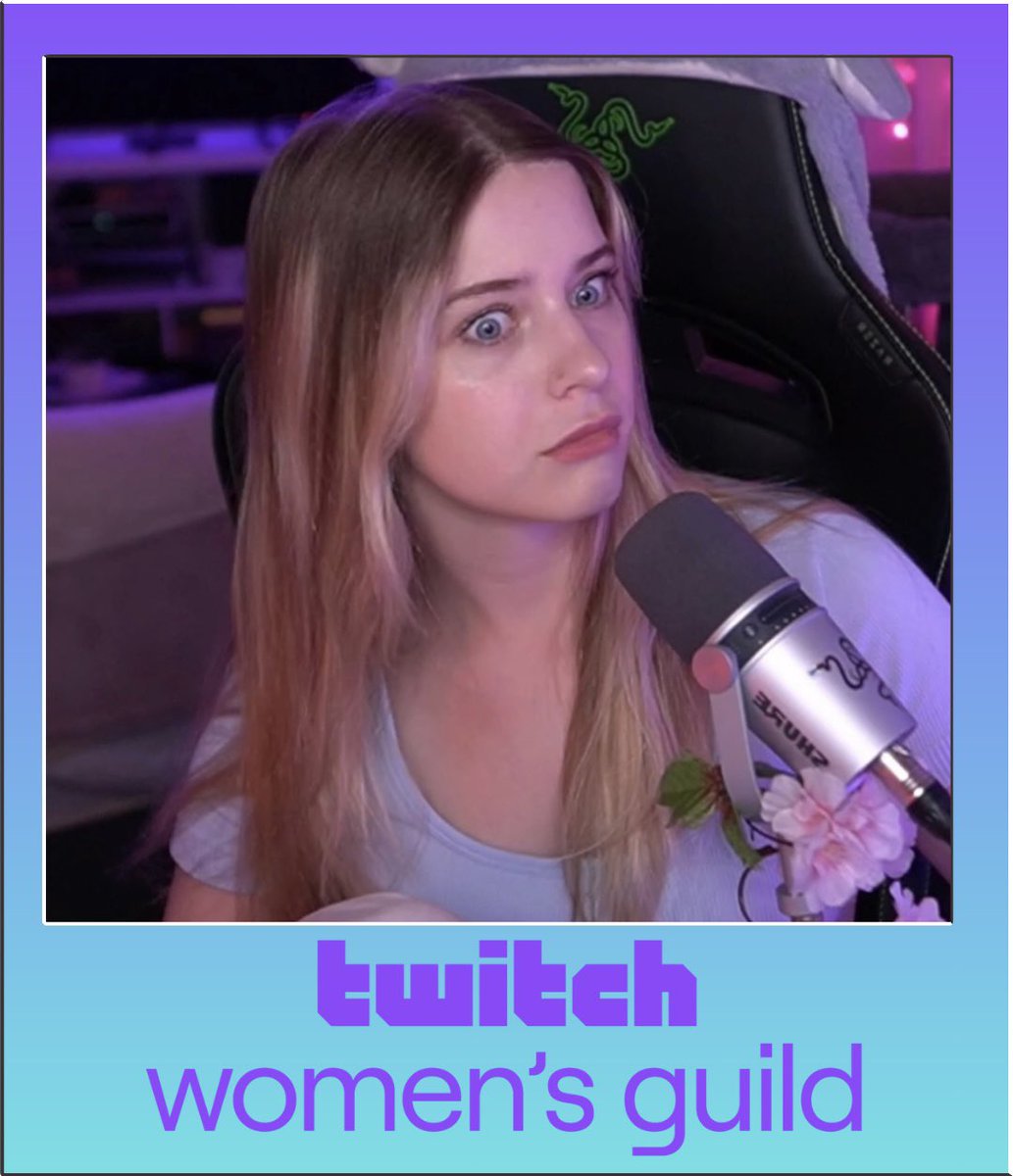 So excited to announce I’ve been accepted into the Twitch Women’s Guild!! Super excited to be here 🥹💕 Let’s gooooo!! 🥳✨