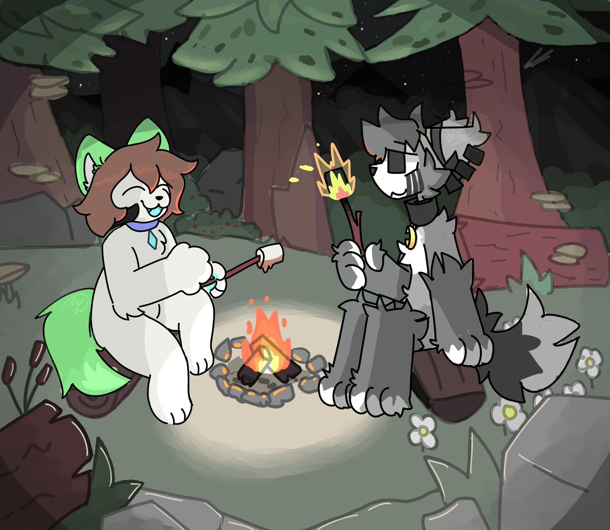 NyxuInfinity's tweet image. collab w/ mai fren Moon :3