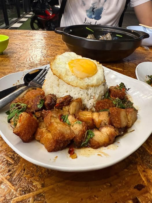 Ka Phrao King. Bangkok. #kaphraoking #bangkok #foodie #theking #chili #basil #love #destination #foodlover