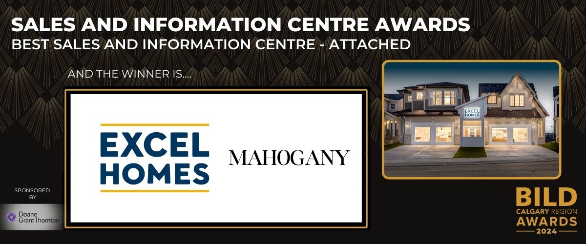 🏢 Sales and Information Awards – Best Sales and Information Centre - Attached – Creating an unforgettable sales experience! Congrats to Excel Homes for Mahogany! Thanks to Doane Grant Thornton! | #BCRA2024