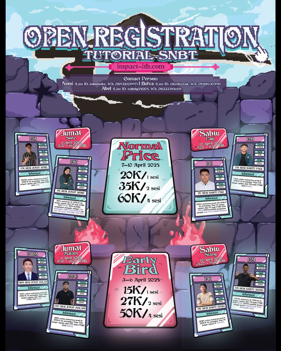 hai👋pejuang⚔️SNBT📝jangan🙅‍♂️lupa🤦‍♂️daftar✍️tutor👩‍🏫early🕒bird🦅ya✅karena😰senin📆harga💸naik📈