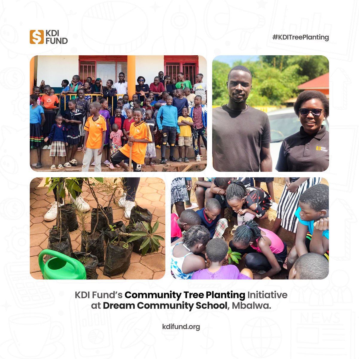 KDI Fund held a tree planting session at Dream Community School, Mbalwa 🌱🌍 

Led by our team members, Irene Nalubwa &amp; Leandar Okello, the initiative supports our mission to inspire youth and promote sustainability.

#KDI2025 #TreePlanting