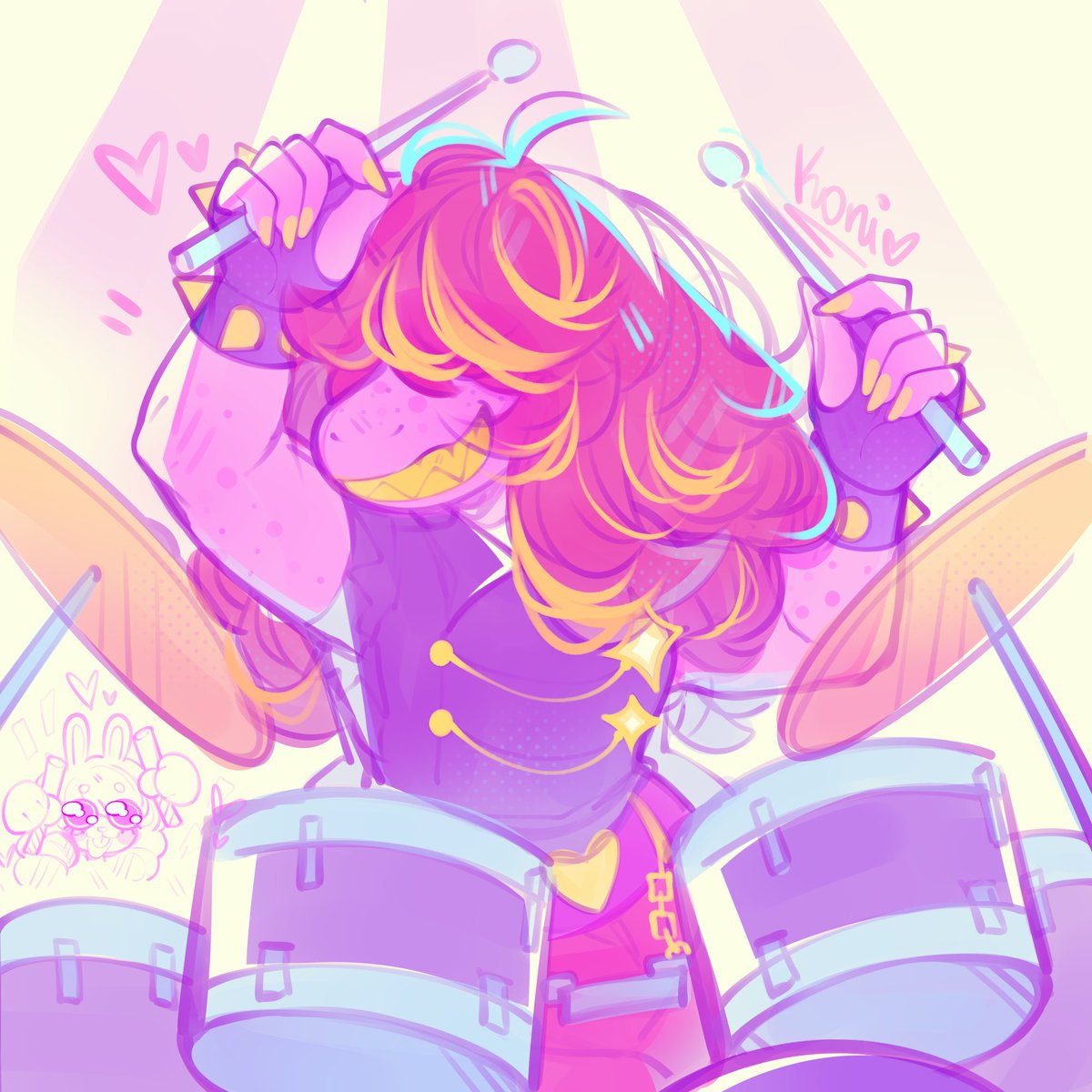 (Wip) That's what there is for now, I hope to render it soon, I Love her sm Frfr T. T #DELTARUNE #sketch #deltarunesusie 💜💥